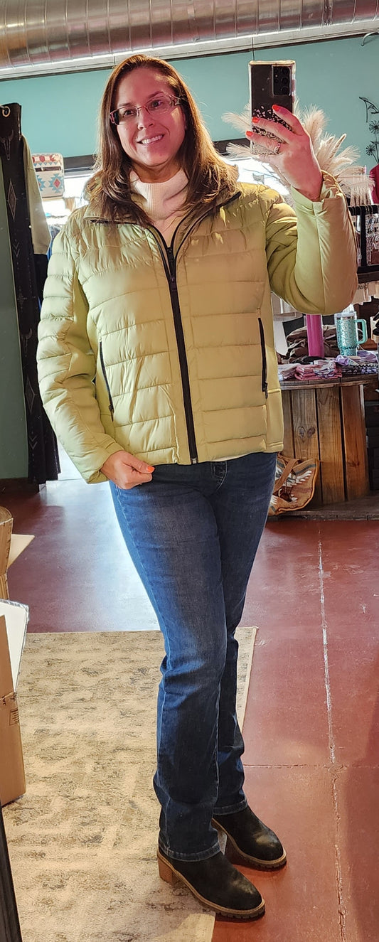 Tribal Removable Hood Puffer Jacket