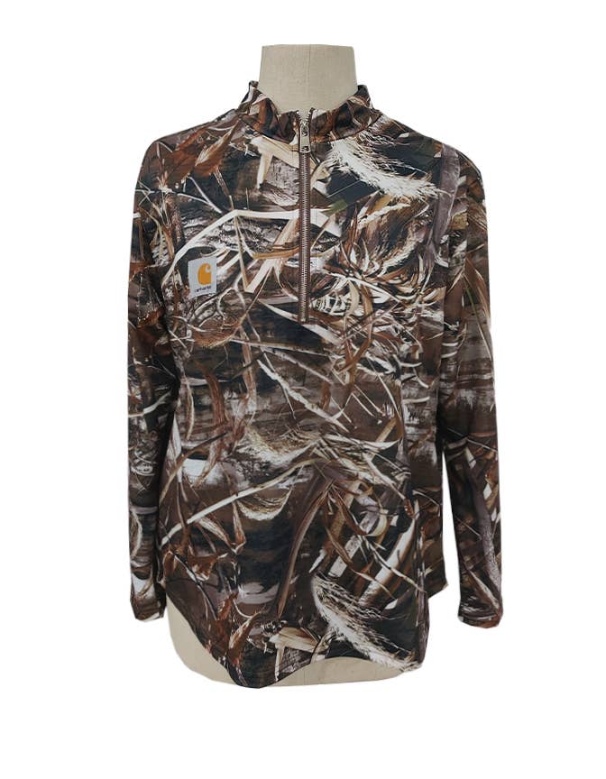 Half Zip Camo Pullover