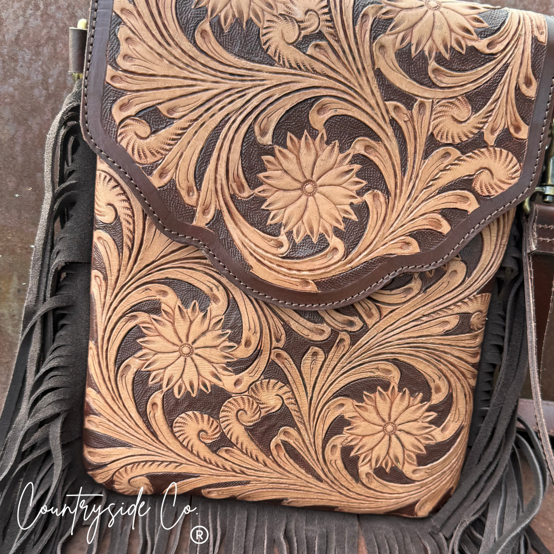 Countryside Co. - Cheyenne Tooled Leather Purse