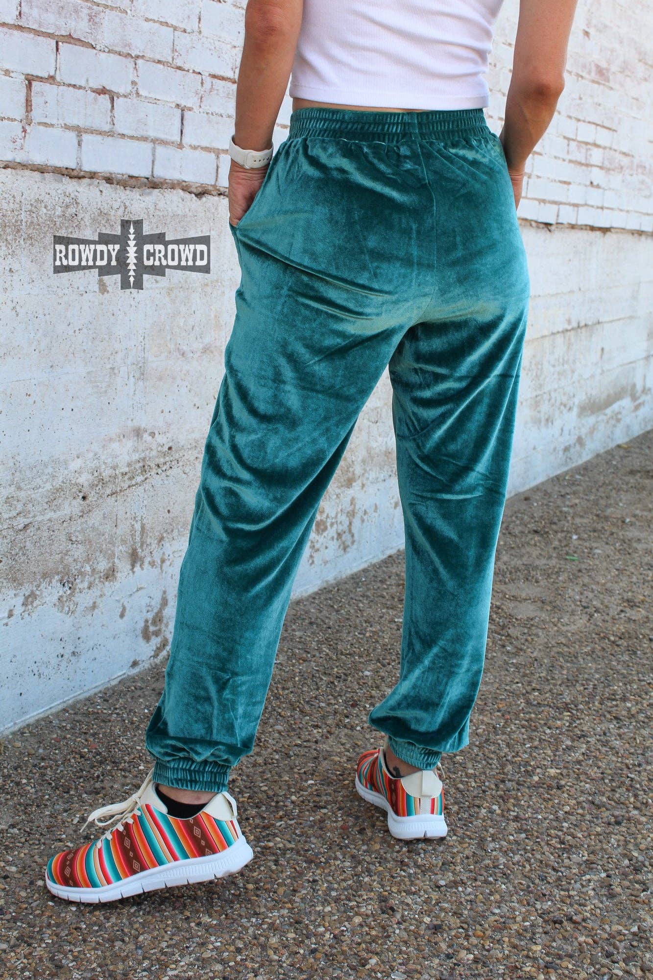 Tombstone Velvet Joggers