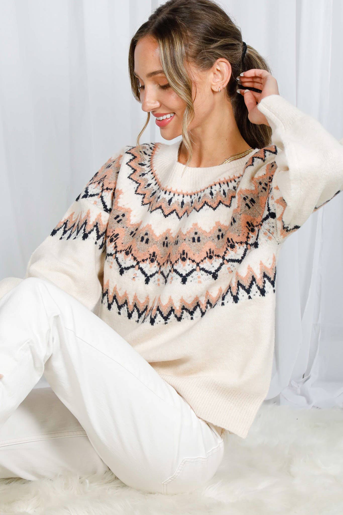 Isle Design Knitted Sweater