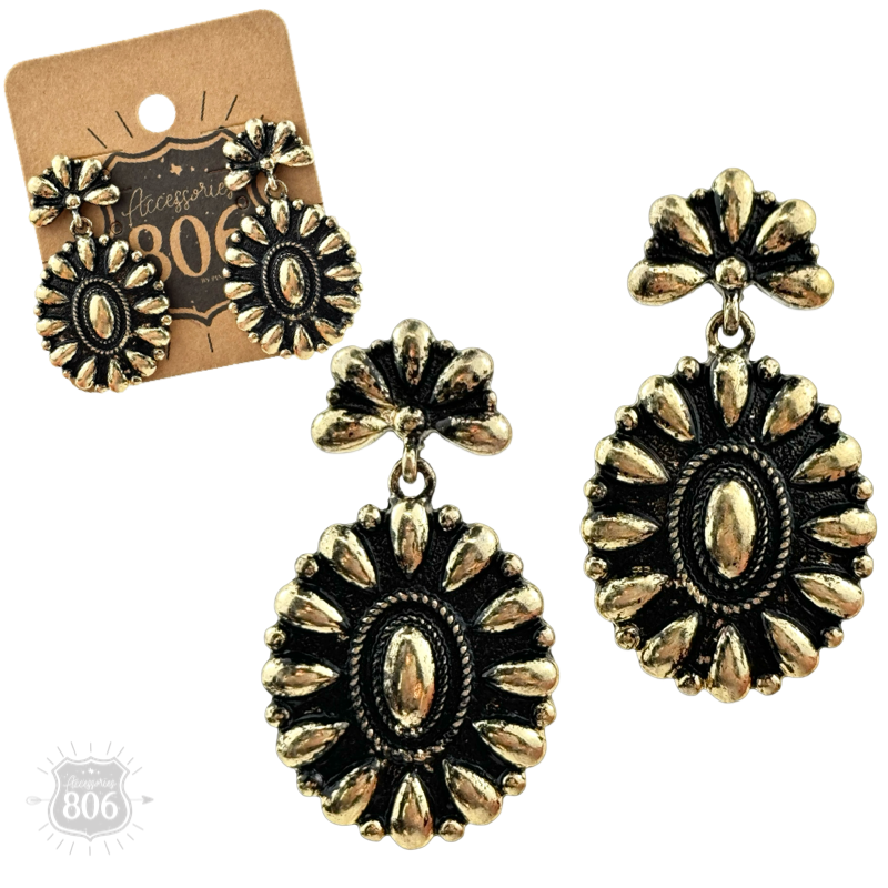 Pink Panache Brands - Blossom cluster earring: Silver