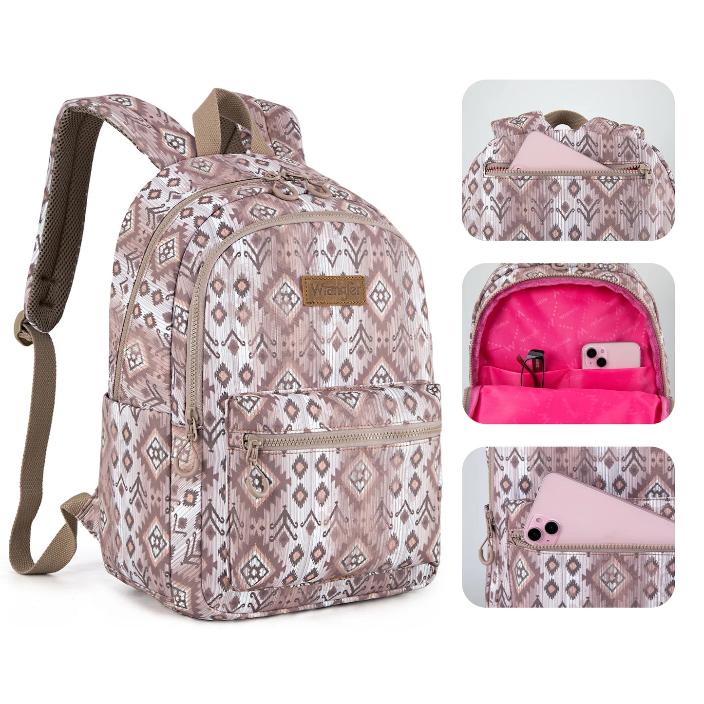 Wrangler Aztec Print Backpack