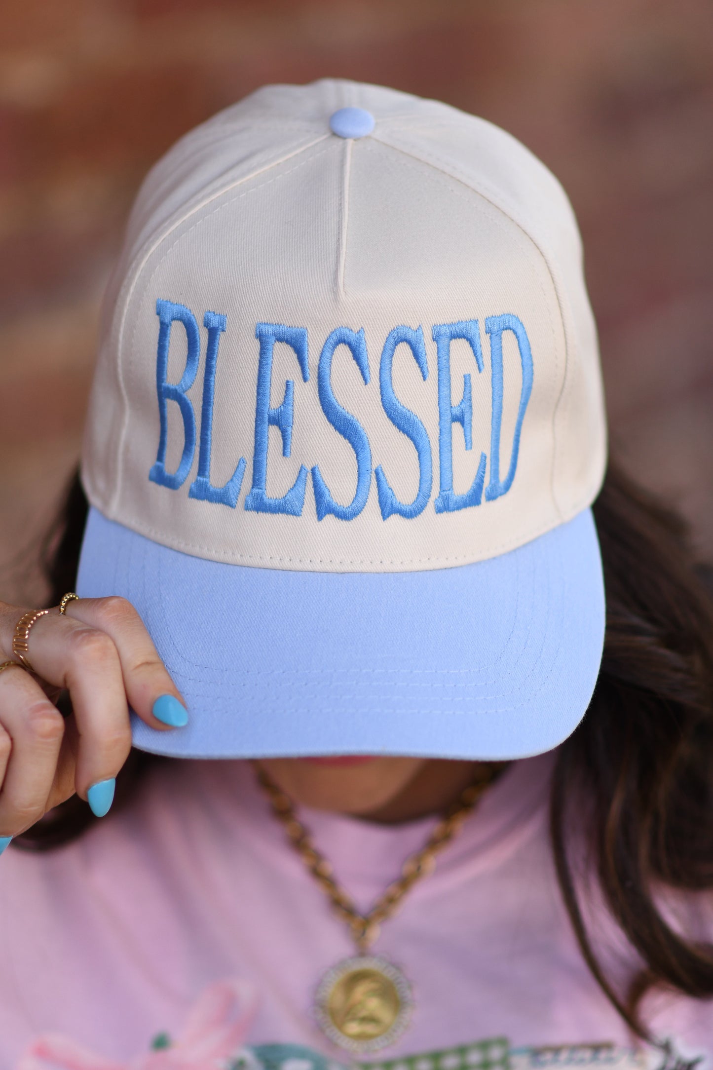 Blessed Powder Blue Hat