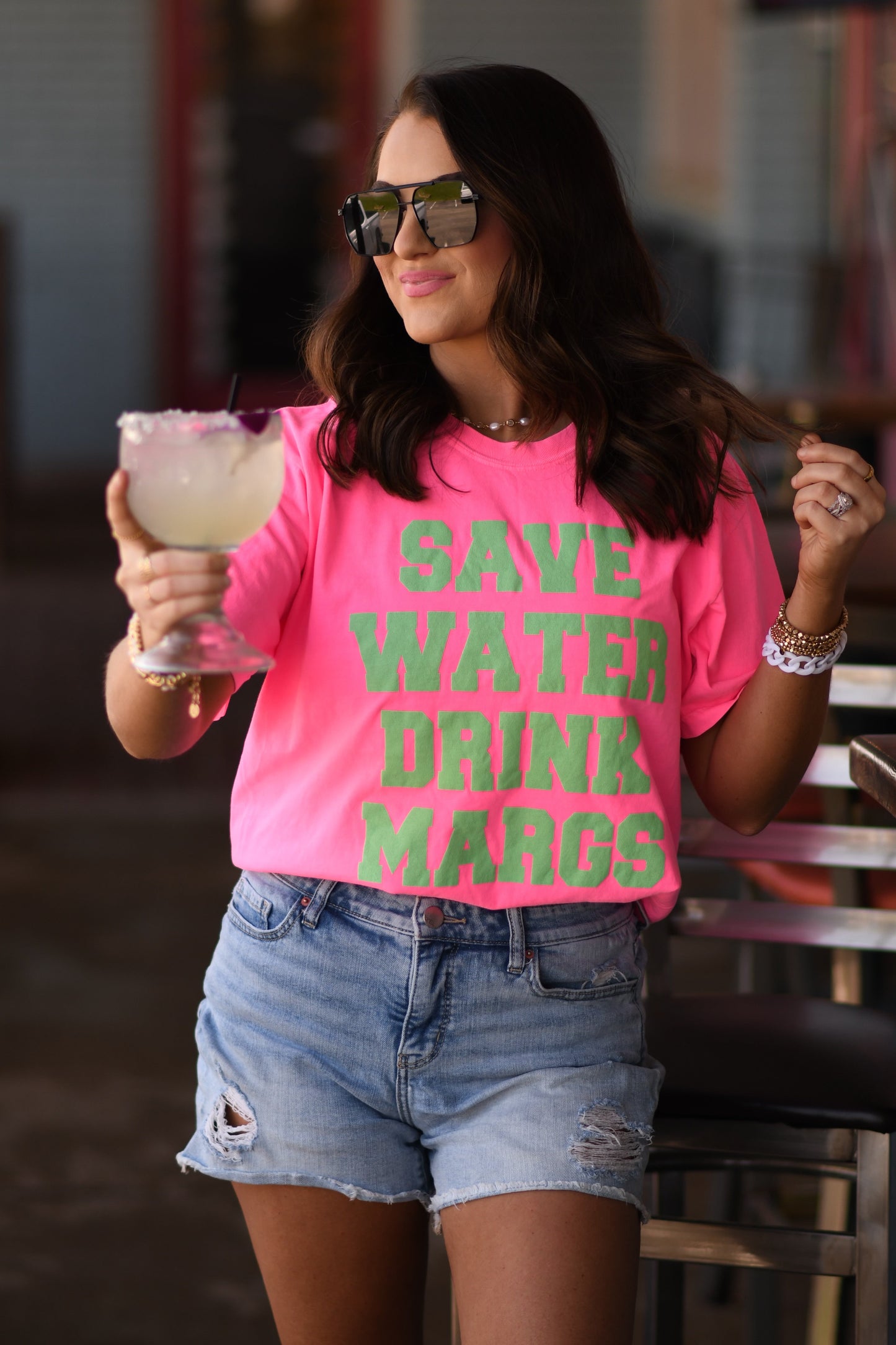**SALE** RTS Save Water Drink Margs Tee