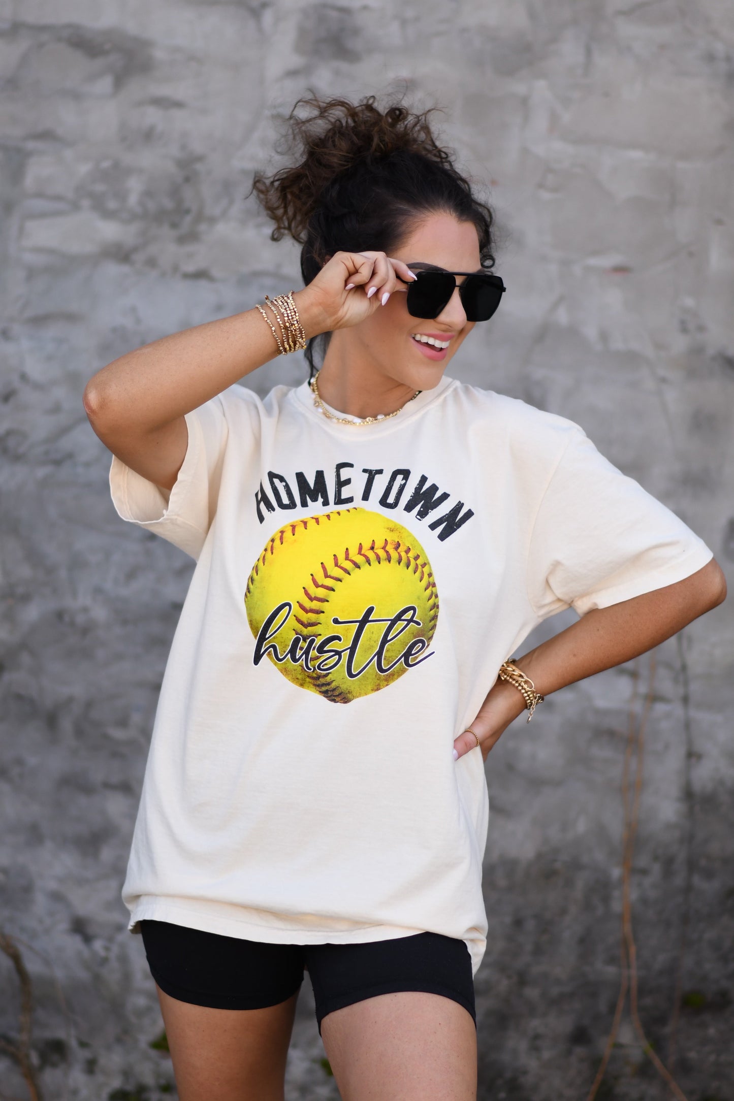 Softball Hometown Hustle Tee