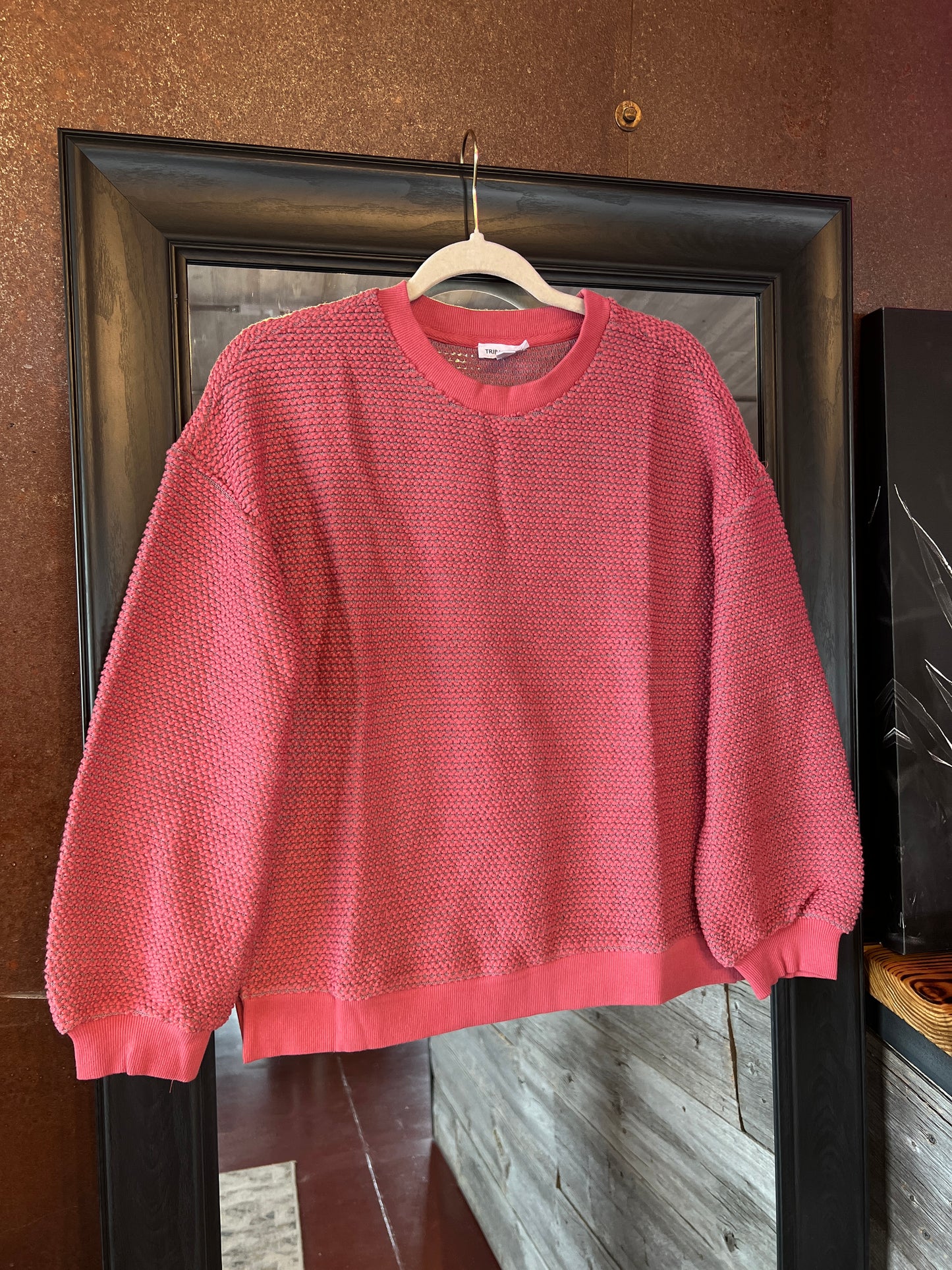 Vintage Rose Wide Crew Tunic