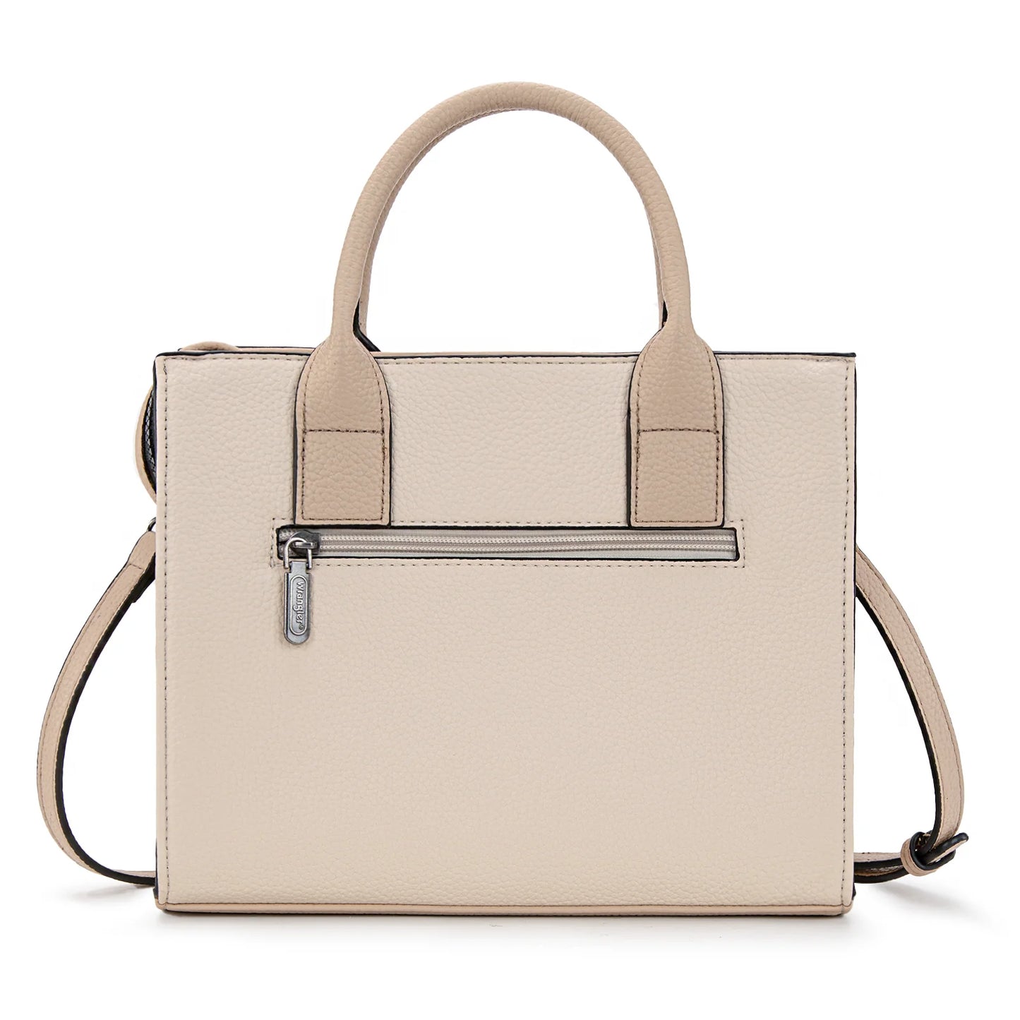Wrangler Whipstitch Tote/Crossbody - Beige