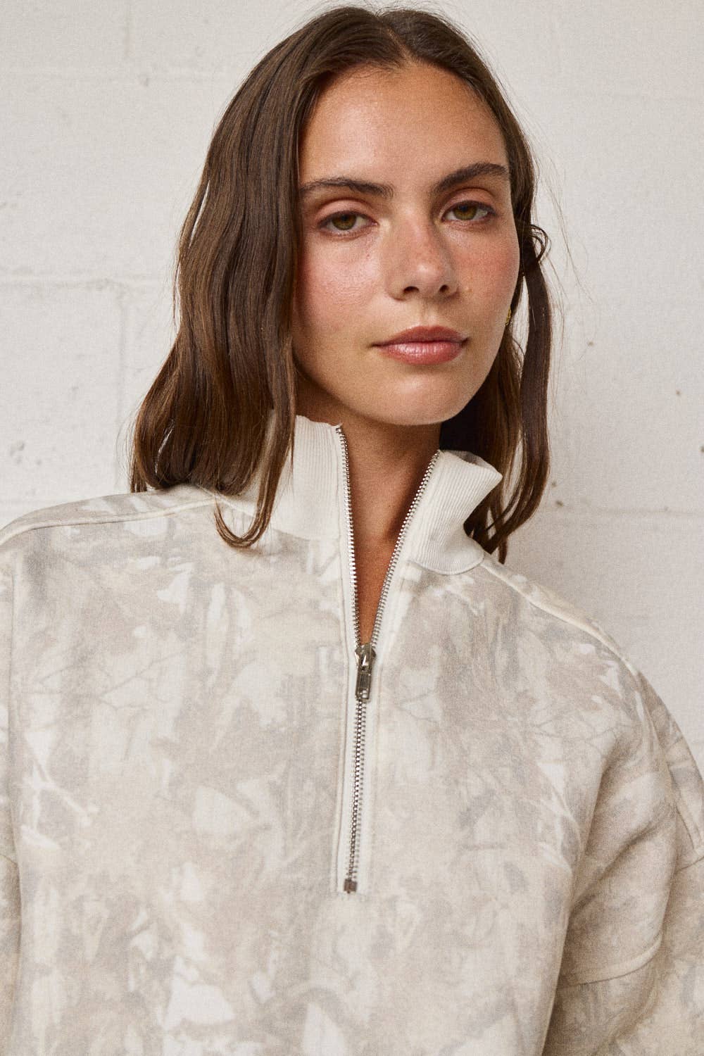 Camo 1/4 Zip Pullover