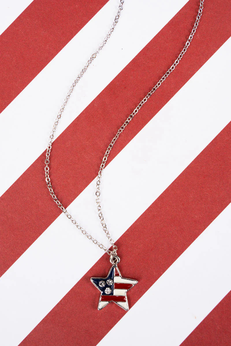 All American Stars & Stripes Necklace