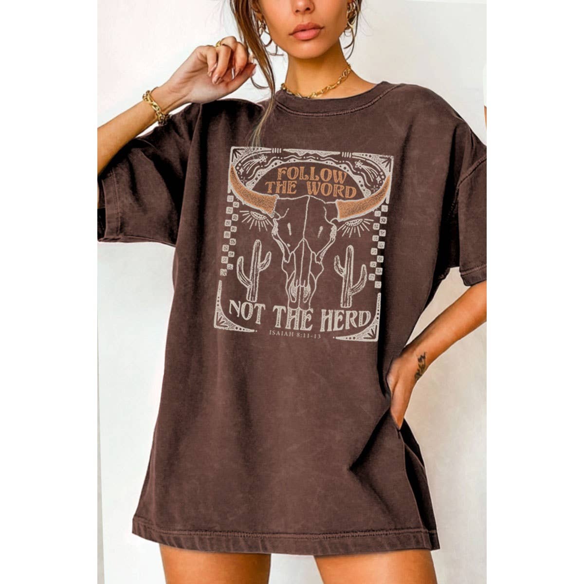 Follow The Word Oversized Tee