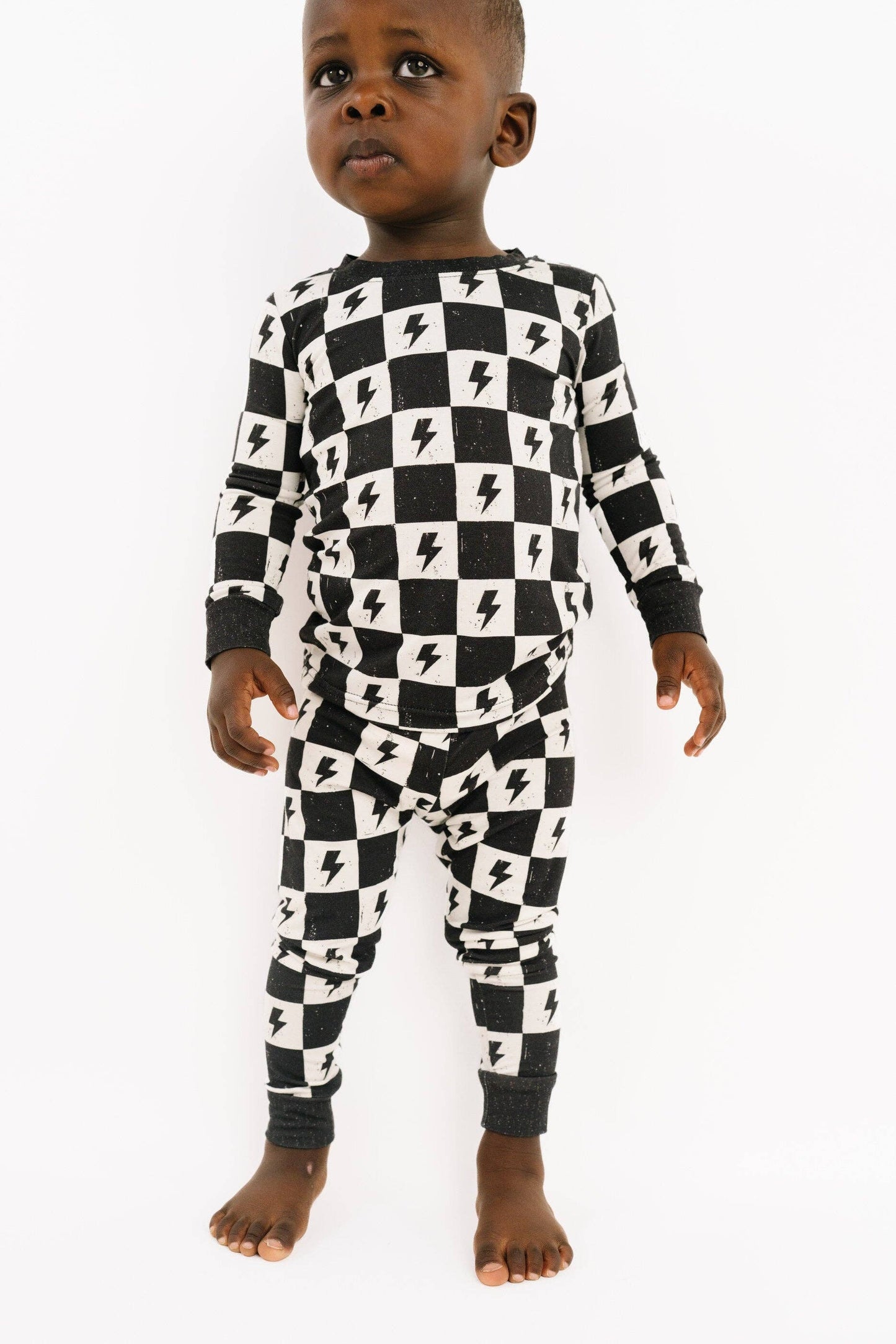 Electric Checkered Bamboo Set