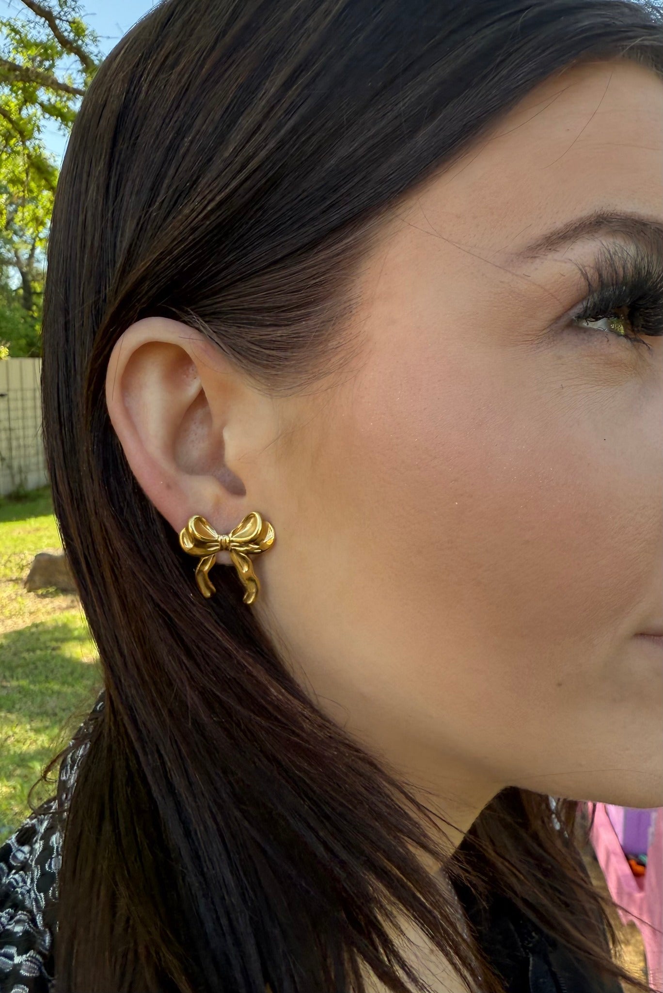 Chunky Bow Earrings