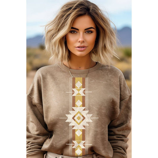 AVAJO-INSPIRE MINERAL GRAPHIC SWEATWHIRTS