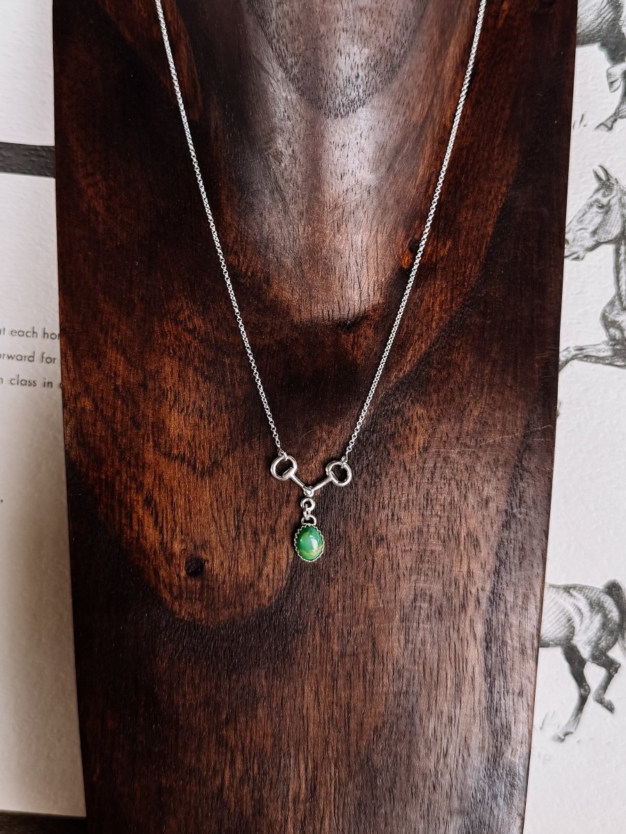 Poteet Snaffle Bit Turquoise Necklace