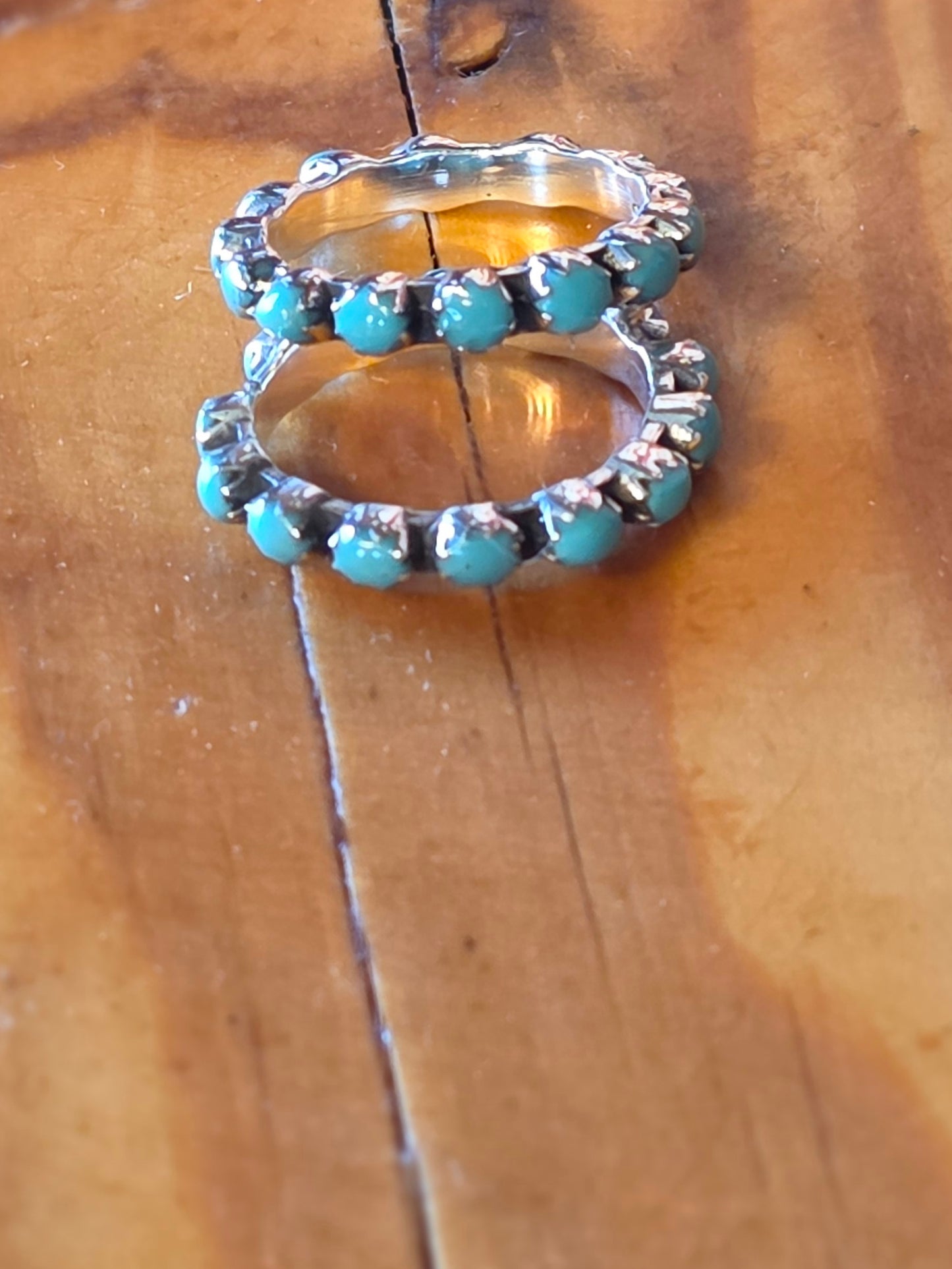 Turquoise Multi Stone Ring - Size 8 T5173
