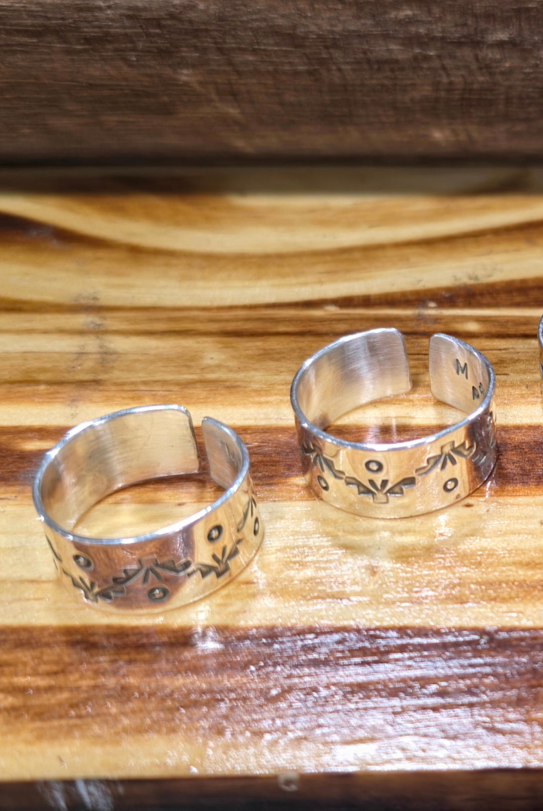 Adjustable Stamp SS Ring
