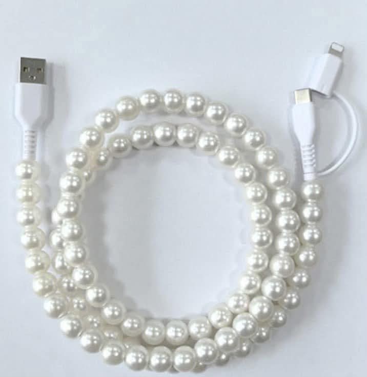 Beaded Duo Chargers
