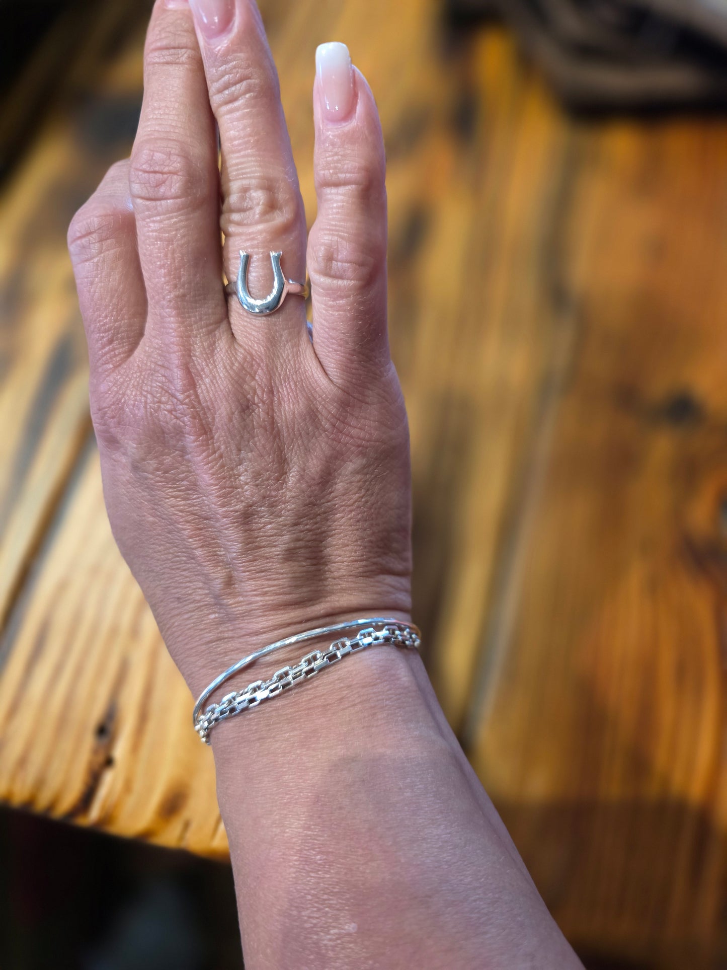 Horseshoe Ring SS - T5339