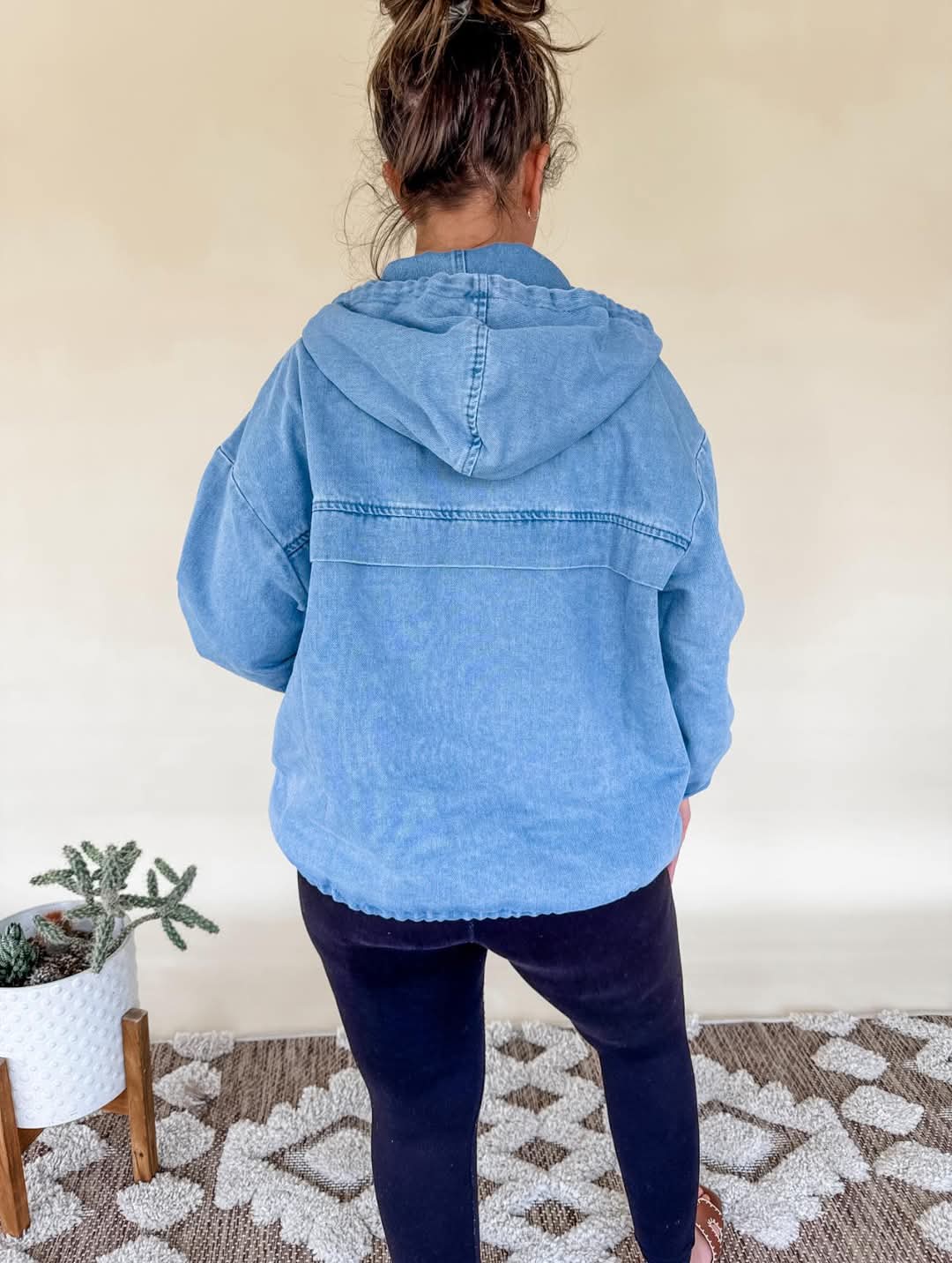 Denim Hoodie