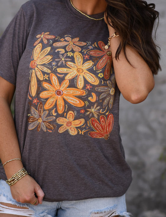 Fall Daisies Tee