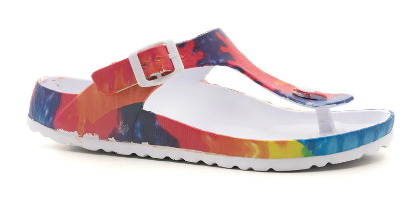 Hey Girl Jet Ski Sandal - Tie Dye
