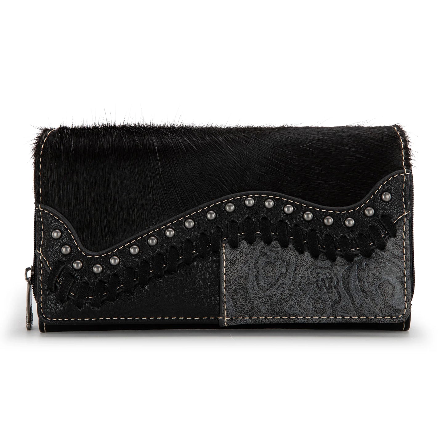 Trinithy Ranch Hair-On Cowhide Wallet