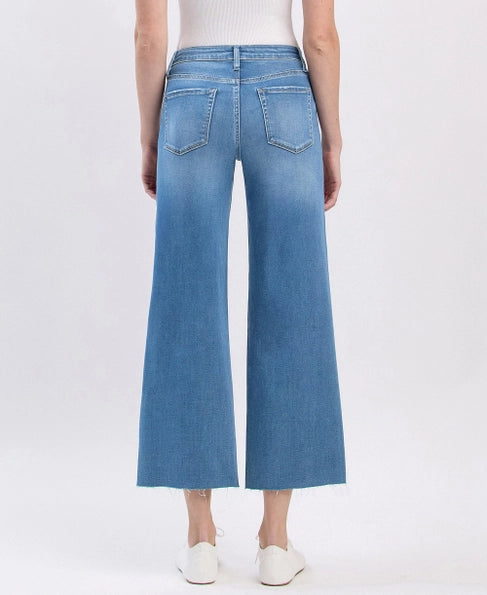 Aileeah - High Rise Cropped Jeans