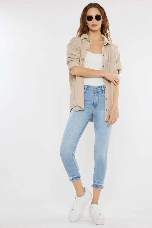 High Rise Crop Skinny by KanCan