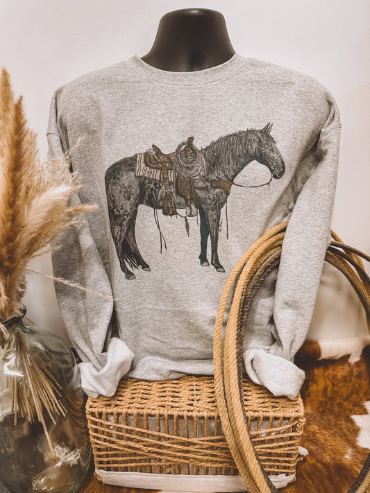 Blue Roan Crewneck