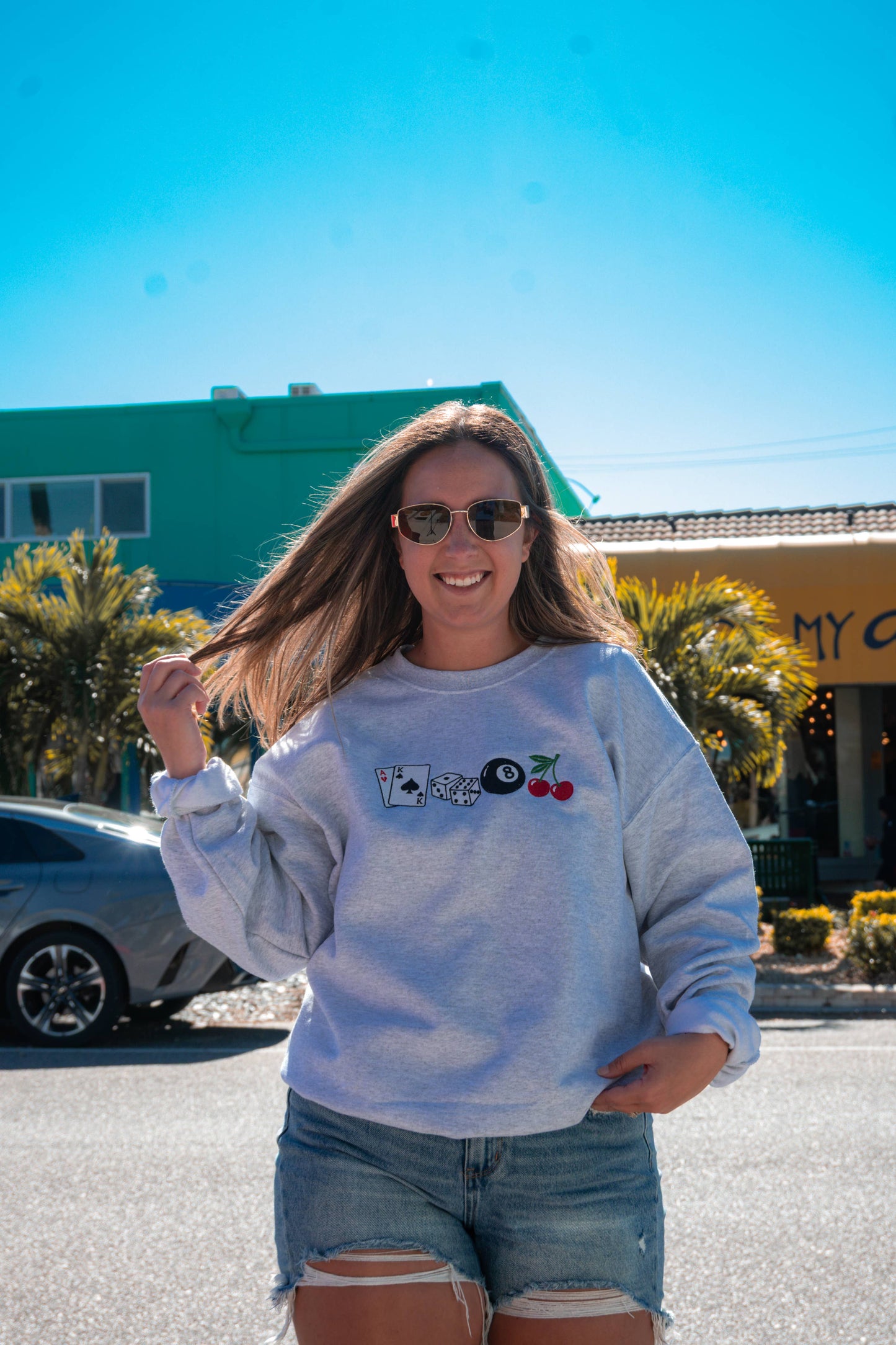 The Gambler Embroidered Sweatshirt