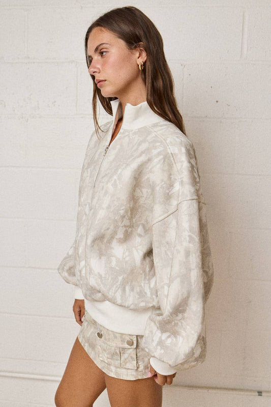 Camo 1/4 Zip Pullover