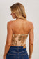 Bluivy - PAISLEY SATIN BANDANA TUBE TOP: VANILLA / S