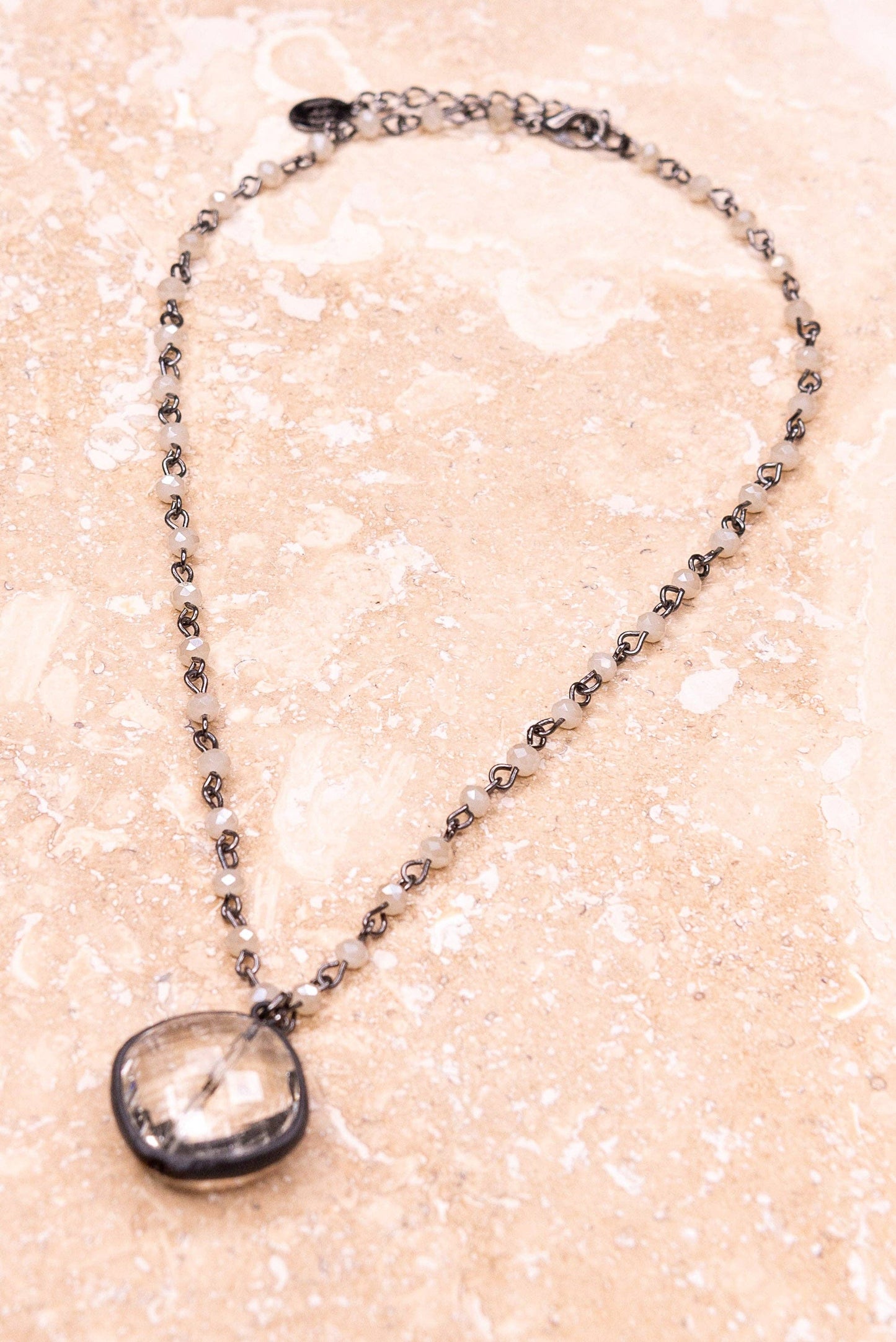 Dylan Designs - Ariel Necklace in Cream
