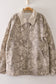 VERY J - NJ90491-Western Animal Print Jacket: MOCHA BAMBI / S-M-L/2-2-2
