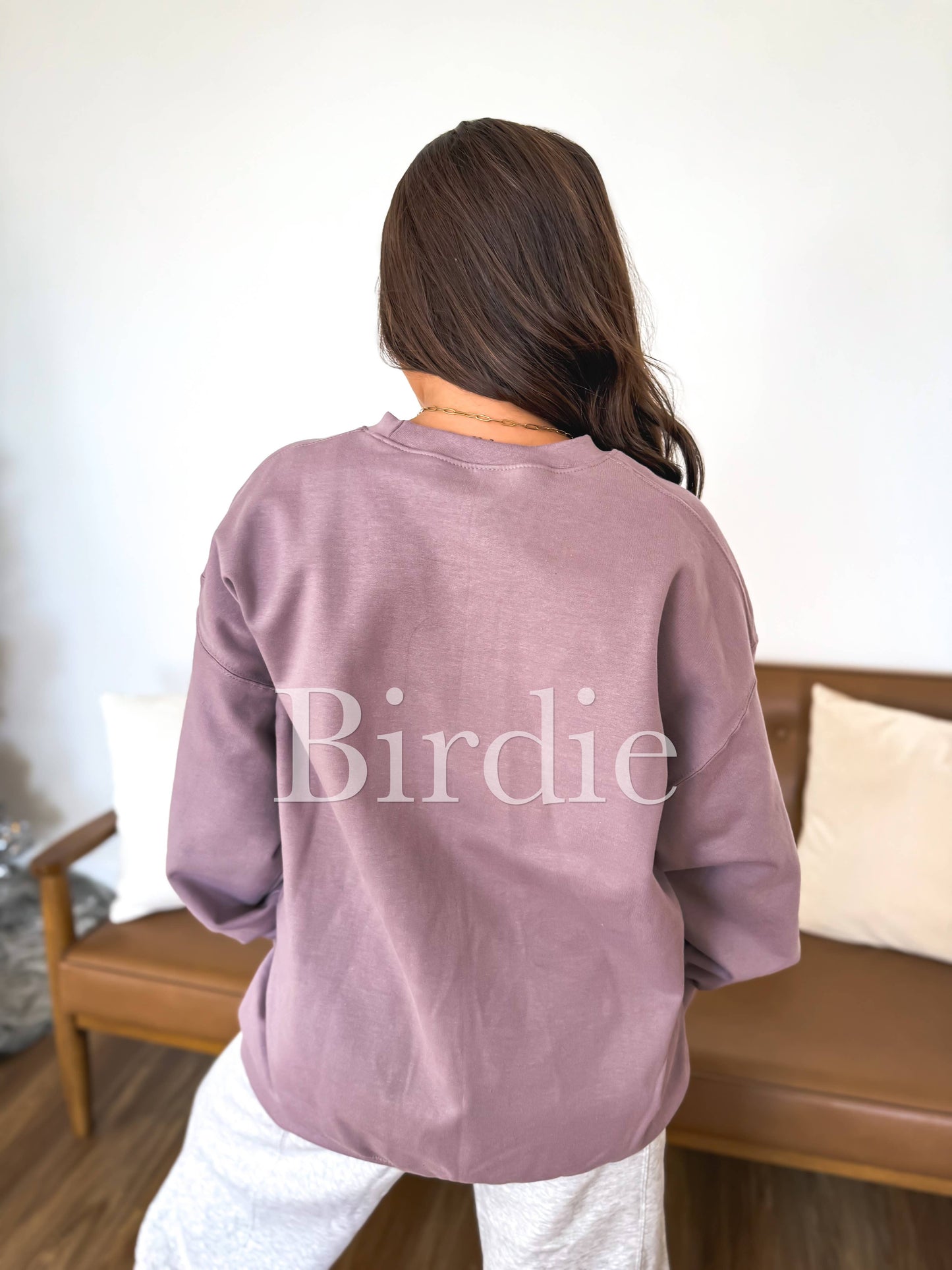 XOXO Puff Graphic Crewneck