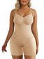 ShaperX Shapewear - SHAPERX Seamless Full Body Tummy Control Bodysuit shapewear: Black / L/XL
