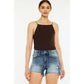 Hazel High Rise Denim Shorts
