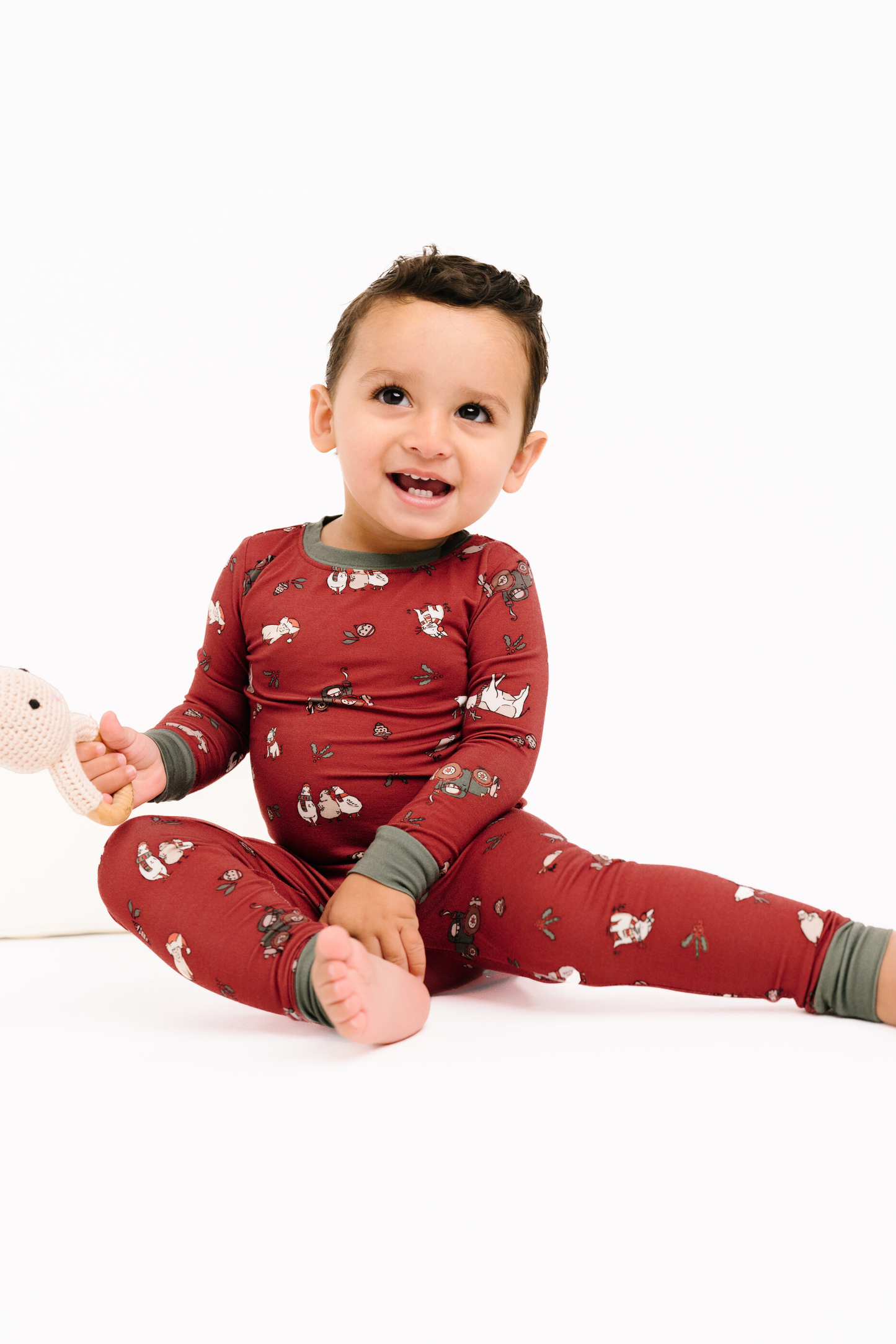 Christmas Farm Bamboo Set