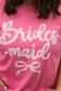 Bridesmaid Lace Bow Tee