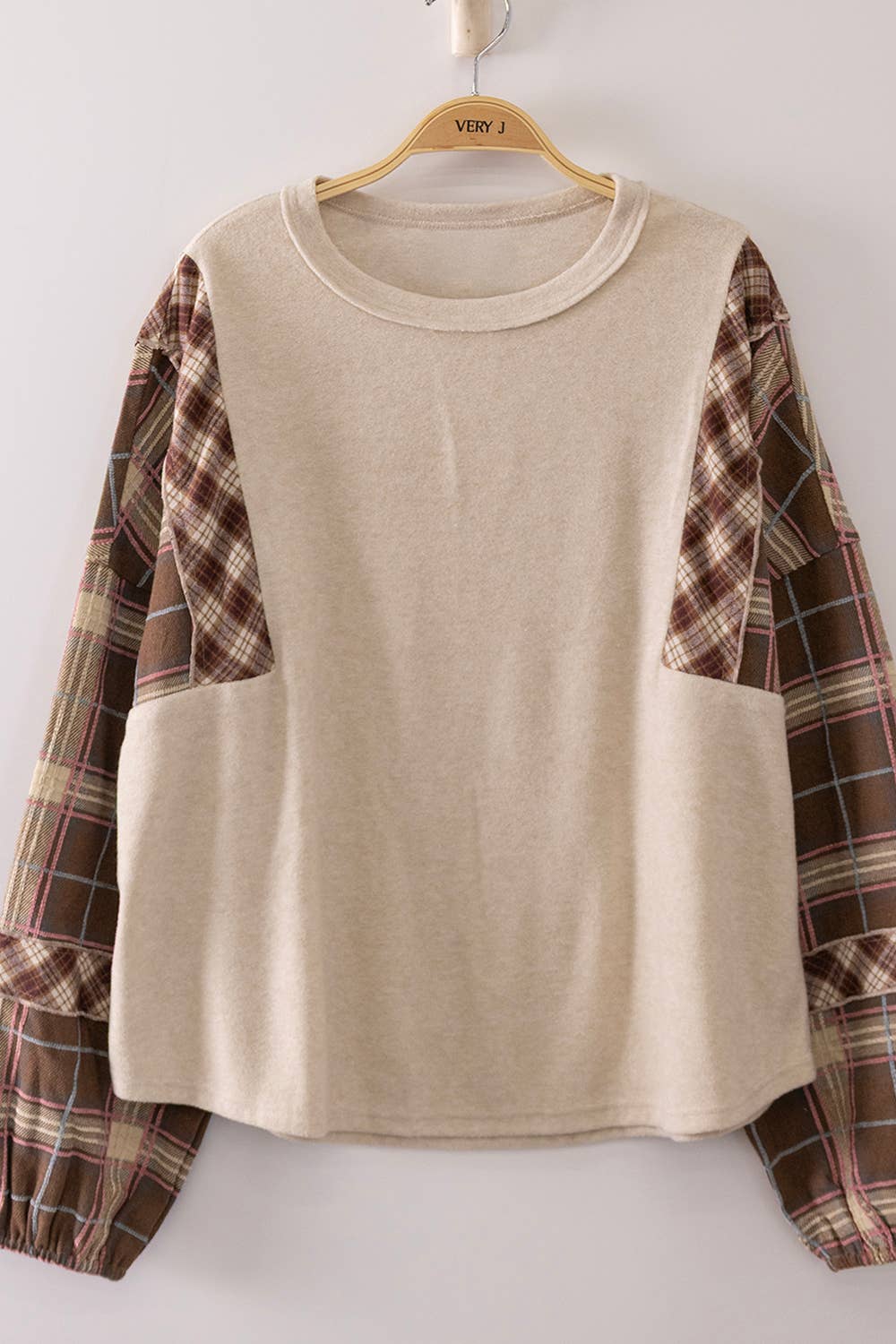 Missy Plaid Top