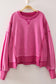VERY J - NT12764X-PLUS SIZE Vintage Washed Sweatshirt: BLACK / 1XL-2XL-3XL/3-2-1
