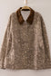 VERY J - NJ90491-Western Animal Print Jacket: MOCHA BAMBI / S-M-L/2-2-2