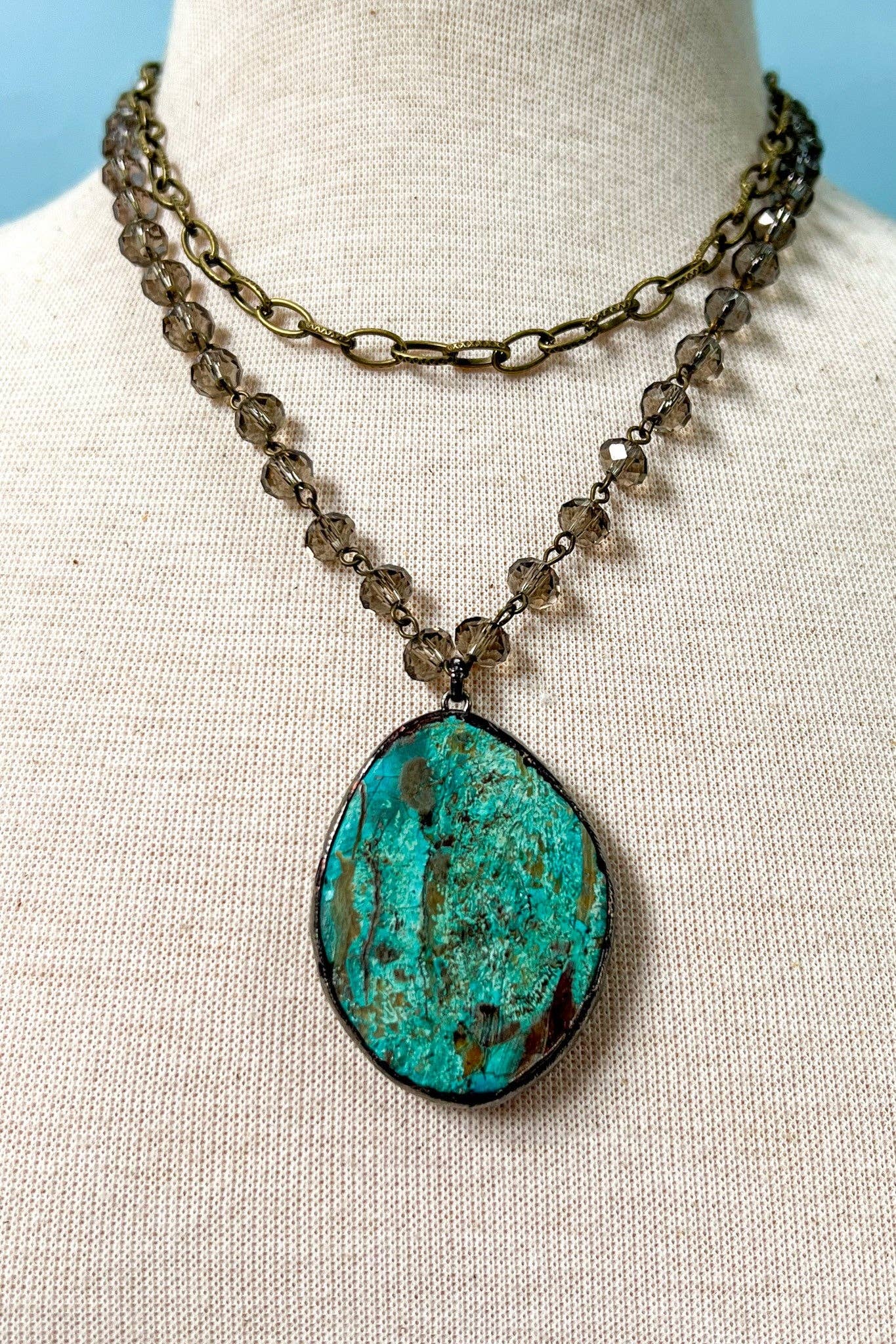 Dylan Designs - Paige Necklace Smokey