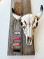 Western Semi Stone Bar Necklace: WHITE