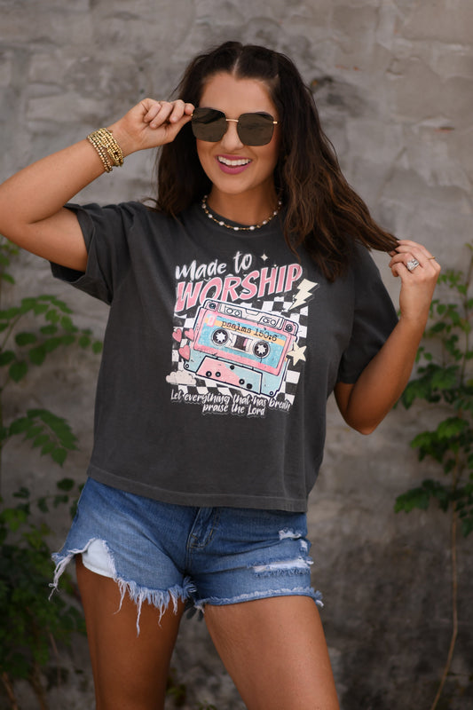 Made To Worship Crop/Tee