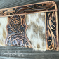 Countryside Co. - Adeline Cowhide Tooled Leather Wallet Wristlet