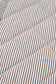 PRETTY BASH - Plus Size Stripe Quilted Snap Button Vest: Brown Stripe / 3X