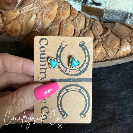 Turquoise Stud Earrings
