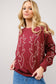 Western Boots Stitch Sweatshirt